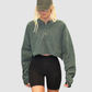 Wholesale women's short pullover sweatshirts