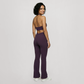 Deep V halter neck bra + high waisted pant 2-piece set