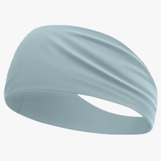 Cooling wide elastic sweat-absorbent sports headband