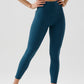 High-waisted stretchy athletic leggings