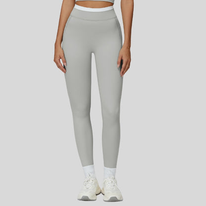 Contrast-colored sport leggings