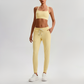 Wholesale Naked-Feel Open-Back Sports Bra & High-Waist Jogger Pants Set – Sculpting Yoga 2-Piece