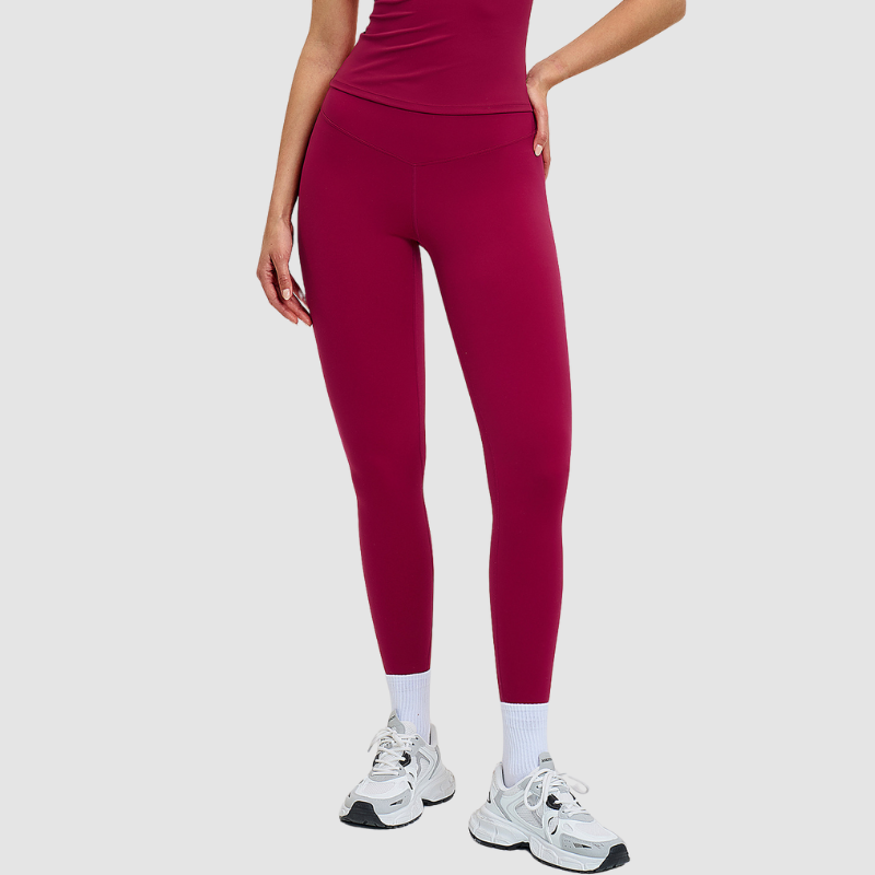 Aldeia de ioga com cintura alta