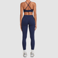 Wholesale Women’s Spliced Cami Sports Bra & Cropped Leggings Yoga Set