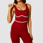 Wholesale women's color-block jumpsuits