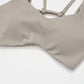 Sports bra with removable bra pads