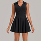 Wholesale Women's Quick-Dry Tennis Dress – Separate Shorts Anti-Exposure Pleated Yoga Skirt