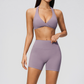 Wholesale Women's Cream-Feel Fleece Bra & Shorts Set