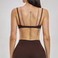 Wholesale fake two contrasting back yoga bras