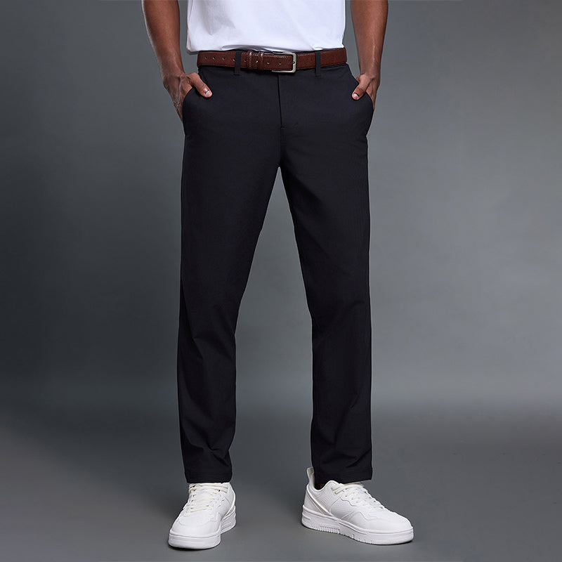 Men's Elastic Straight Leg Trousers