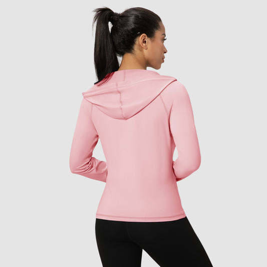 Wholesale Women's Zip Up Hoodie Sports Jacket – Quick-Dry & Windproof