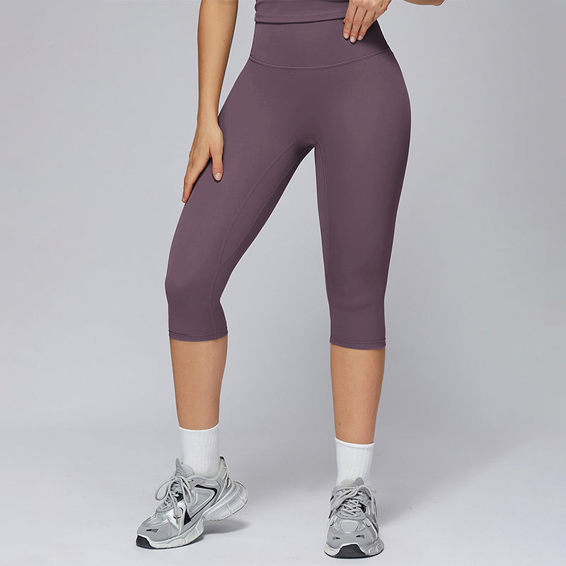 Mid-length high waist leggings