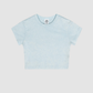 Wholesale Cropped Cotton-Spandex Tee – Vintage Streetwear Short Sleeve