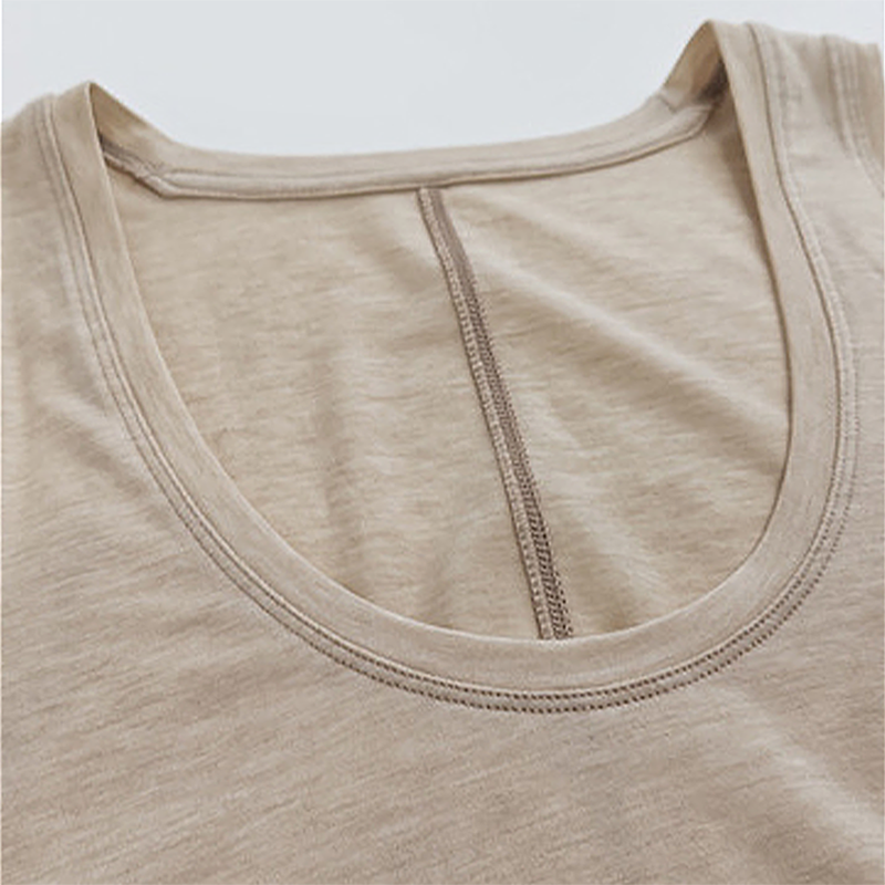 Wholesale Lyocell-Blend Breathable Sleeveless Sports Tank Top – Relaxed Fit Yoga Vest