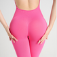 Women's Padded Seamless Yoga Bodysuit