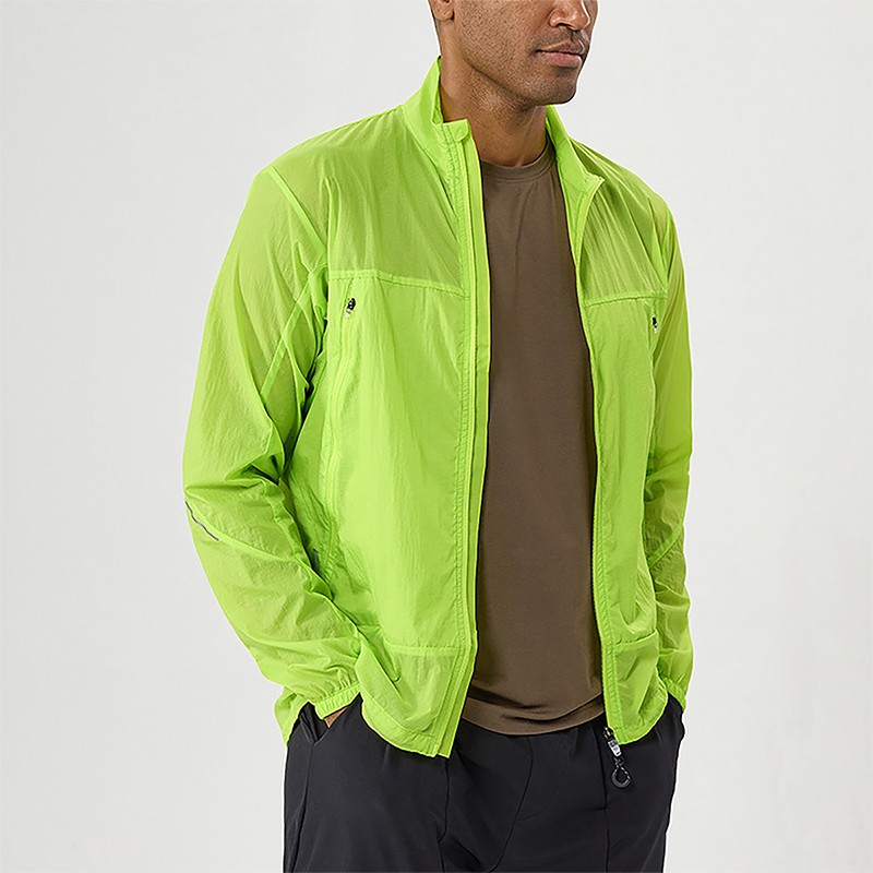Wholesale Men's Lightweight Breathable Outdoor Sun Protection Jacket – Quick-Dry UPF50+ Sportswear