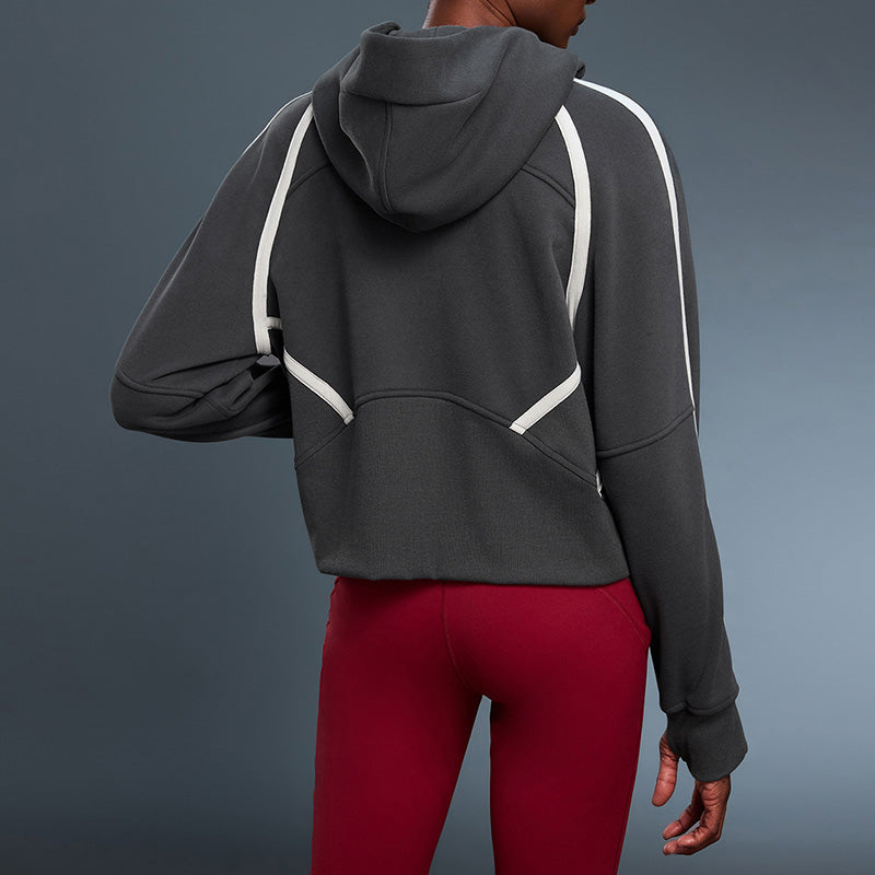 Fleece-Lined Hooded Sweatshirt