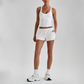 Wholesale Naked-Feel Racerback Sports Bra & High-Waist Biker Shorts Set – Sculpting Yoga 2-Piece