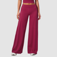 Women's Solid Color Loose Casual Thin Straight Wide-Leg Pants