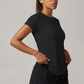 Wholesale Women's short sleeve tee quick dry running gym top