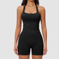 Wholesale Seamless Racerback Tank Top & High-Waist Biker Shorts Set – Quick-Dry Yoga 2-Piece