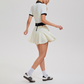 Wholesale Women's Lapel Golf Polo Shirt Outdoor Casual Running Sports Fitness Set