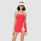 Wholesale contrast color halter neck tennis dress