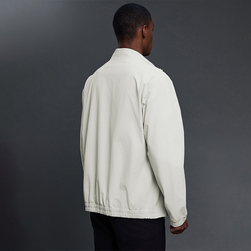 Stand collar Zip jacket