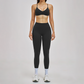 Wholesale Hanging neck bra+tight yoga legging 2-piece set