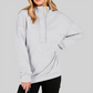 Wholesale Half-Button Hooded Sweatshirt – Loose Casual Long Sleeve Hoodie