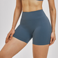 Wholesale women's solid color high-waisted shorts