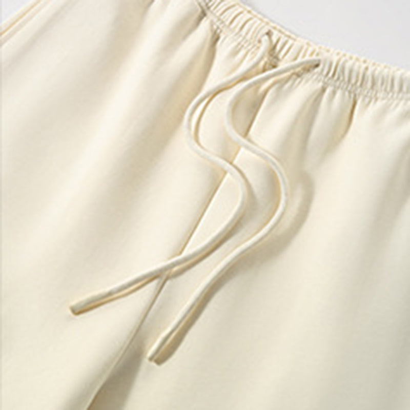 High waist wide-leg trousers