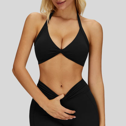 Removable padding sports bra
