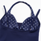 Wholesale Women's Polka Dot & Stripe Yoga Set Tank Top & Wide-Leg Pants w/ Chest Pad
