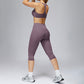 Sports bra+Mid-length leggings 2-piece set