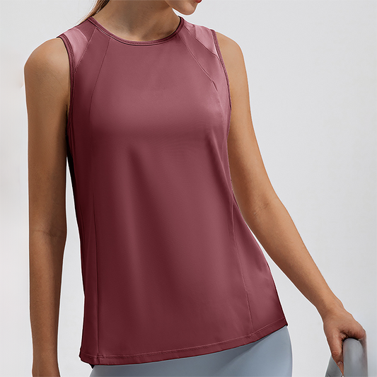Women's Lightweight Cooling Yoga Tank Top Quick-Dry Athletic Cover-Up