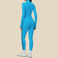 Wholesale Women's Sports Vest, Long Pants & Stand-Collar Jacket Yoga Set