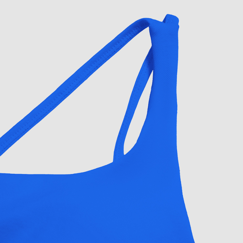 Wholesale Seamless One-Shoulder Sports Bra & High-Waist Leggings Set – Quick-Dry Yoga 2-Piece