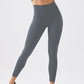High-waisted stretchy athletic leggings