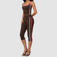 Wholesale Women's Fixed-Cup Sports Vest & Cropped Pants Yoga Set