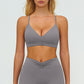Y-shaped backless sports bra