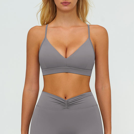 Wholesale Y-shaped backless sports bra | Wonderxfans bulk activewear