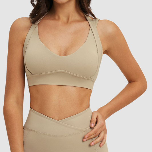 Wholesale halter-neck sports bras | Wonderxfans bulk activewear