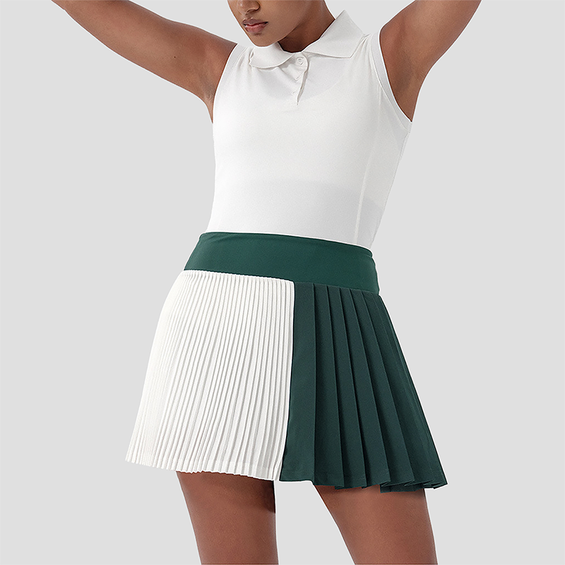 Wholesale Women's Casual Breathable Tennis Skirt Set – Stylish and breathable tennis skirt set