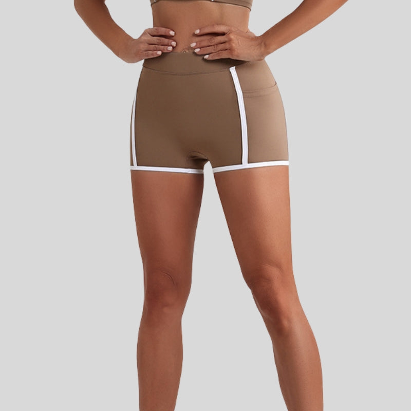 Contrasting Yoga Fitness Shorts