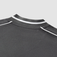 Wholesale Contrast V-Neck Drop-Shoulder Sweatshirt