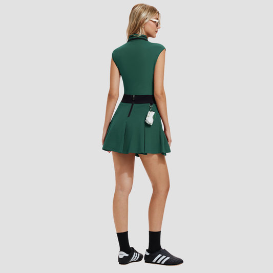 Wholesale New Sports Set for Women Sleeveless Golf POLO Shirt Outdoor Breathable Fitness Vest Tennis Set
