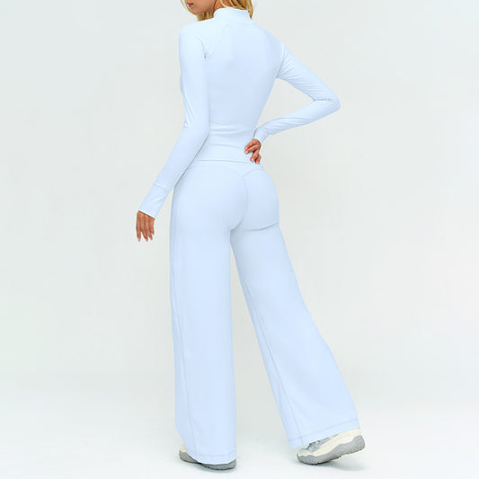 Wholesale Stand collar zipper jacket +V-neck | Wonderxfans bulk activewear
