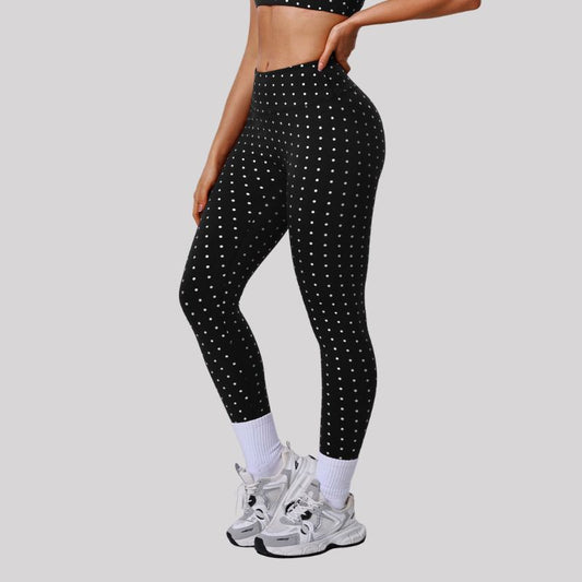 Wholesale Silver Stamping Polka Dot Hip | Wonderxfans bulk activewear
