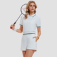 Wholesale New Casual Tennis Wear for Women Loose Breathable Lapel POLO Shirt Outdoor Training Golf Sports Set